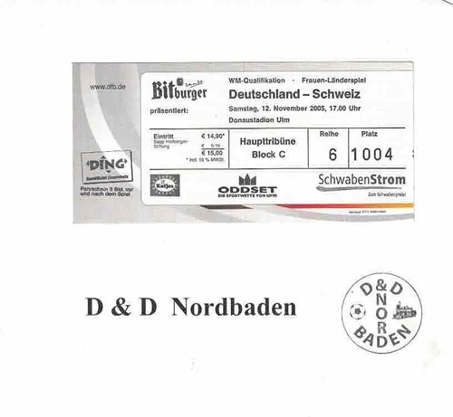 Ticket eintrittskarte 2005 - ticket,