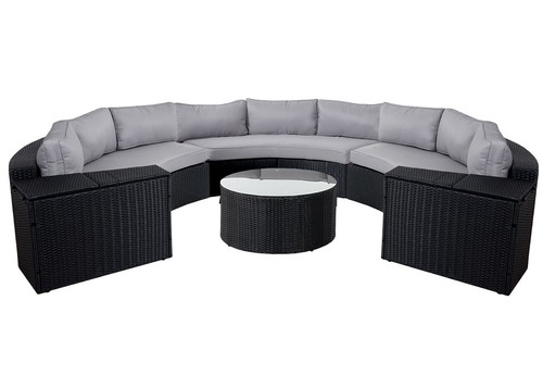 Gartensofa loungesofa rund - loungesofa,