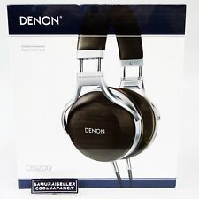 DENON AH-D5200 Zebrawood Over-Ear Premium Kopfhörer aus JAPAN NEU