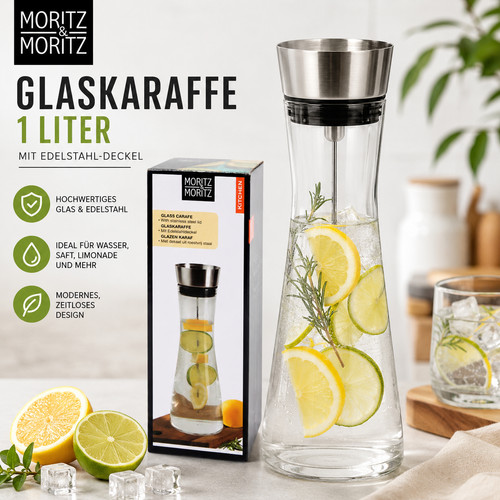 Moritz glaskaraffe - moritz&moritz, 1l