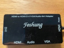 Foshung HDMI to HDMI/ DVI/ VGA / Audio 4in 1 Adapter