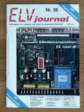Elektronik-Zeitschrift – ELV journal Nr. 36, Nov./Dez. 1984