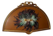 Karnevalsmaske Aus Schaukasten Vintage Alter 50 Mit Gefieder Modern Design