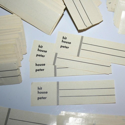 100 jukebox title strips - 100,