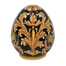 Keramik Eier Caltagirone Osterei Dekorativ Handbemalt Tischdeko H20