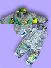 NEU bunt Latzhose Skianzug