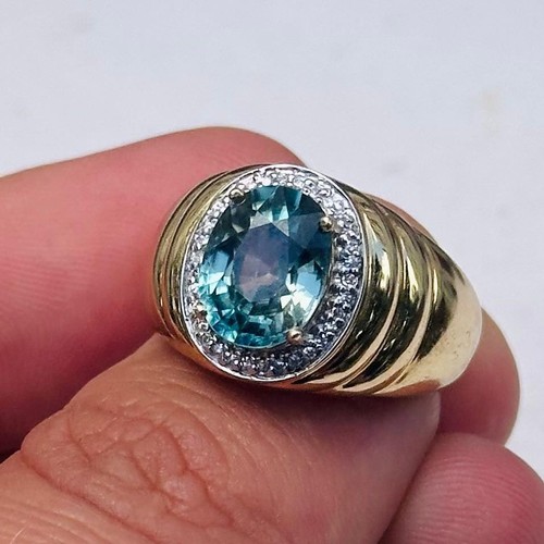 Gold zirkon ring - ring,