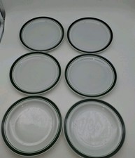 DDR  6 Teller grüner Rand