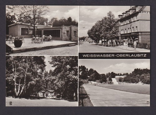 Ansichtskarte weisswasser - ansichtskarte,