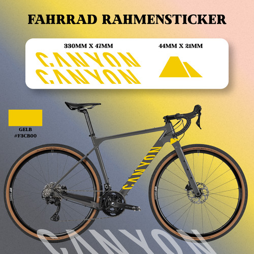 Canyon aufkleber set fahrrad - canyon,