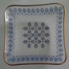 DDR  3 Stück  Gebäck  Kuchen Stollen - Schale  Platte Teller  aus dünnem Glas