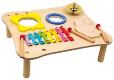 Musiktisch aus Holz Musik Instrument Motorik Xylophon Musikinstrument für Kinder