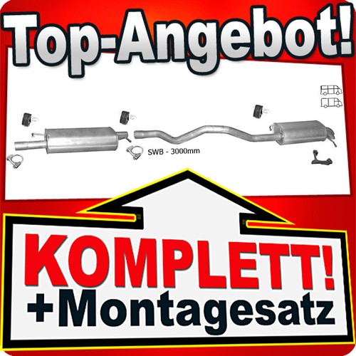 Auspuff für transporter - auspuff, vw