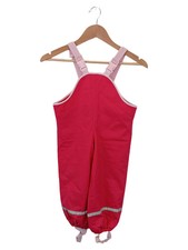 TLC Kinder Regenhose Rot Gr. 98/104 Outdoor Matschhose mit Trägern