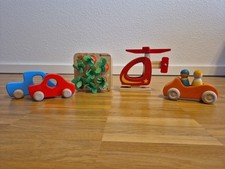 Holzspielzeuge Goki,Goreyo Baby  und Windel GmbH. Hubschrauber, Autos und Puzzle