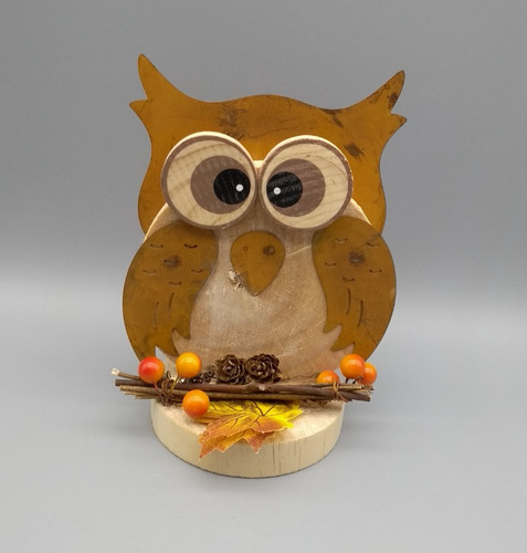 Eule holzfigur deko - eule, holzfigur,