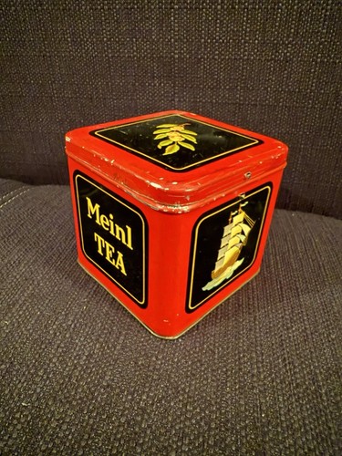 Alte blechdose teedose meinl - blechdose,