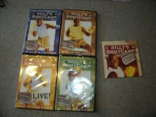 Fitness DVD`s Billy`s Bootcamp 4x Basic Training, Cardio, AB, Ultimate 3x OVP