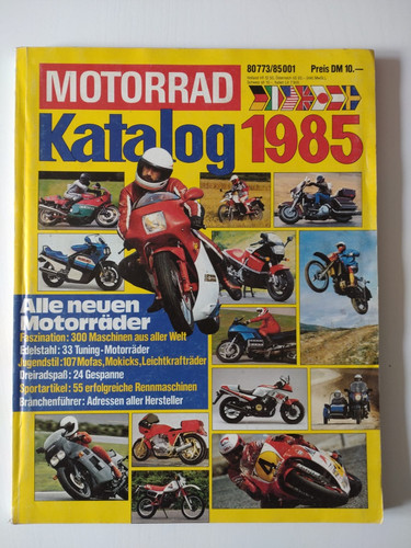 Motorrad katalog 16 1985 - motorrad,