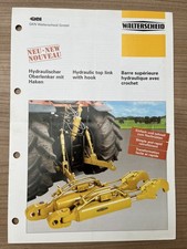 GKN Walterscheid Hydraulische Oberlenker Prospekt Brochure Fendt Steyr Schlüter