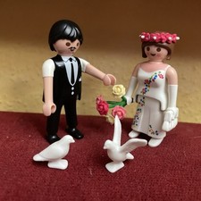 Playmobil BRAUTPAAR Braut & Bräutigam in weiß & schwarz Sommerhochzeitspaar A