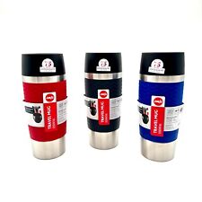 Emsa Travel Mug Essential Thermobecher 360ml Schwarz/Blau/Rot - Neu OVP Händler
