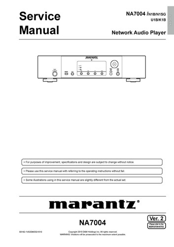 Service manual anleitung für - service,