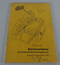 Betriebsanleitung / Handbuch Steib hydraulische Seitenwagenbremse Stand 09/1955