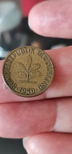 Pfennig münzen jahr - jahr, 1950