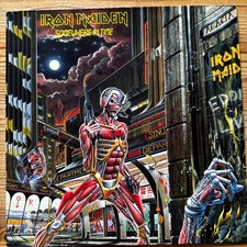 IRON MAIDEN - Somewhere In Time - LP - 1986 - UK 1st pressing