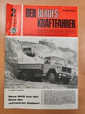 Der Berufskraftfahrer Februar 1971 Zeitschrift LKW Prospekt truck brochure 44