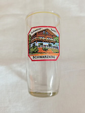 Schwarzatal - Schweizerhaus DDR Bierglas ca. 0,25 L Andenkenglas