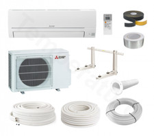 Klimaanlage Mitsubishi Basic Split MSZ-HR50VFK Komplett-Set 5 kW A++/A+ WiFi R32