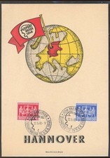 All. Besetzung 669-670 Ersttagsblatt / FDC Export Messe HANNOVER 1948 [674]