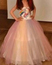Prinzessin Kleid Unicorn neuwertig gr 116 Kinder
