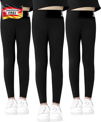 Sportleggings mädchen high - sportleggings,