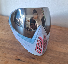 Dye Invision i4 - Bomber Steel inkl. Glas verchromt Paintball Maske Schutz 