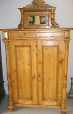 Wunderschönes Vertiko mit Säulen Jugendstil  Kiefer 1900 - 1920 Kommode Schrank 