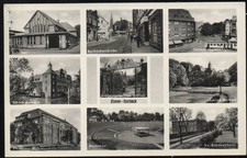 AK Essen-Borbeck gel. 1953 Boxarena, Borbeckerstraße Philippus-Stift Ev.Krankenh