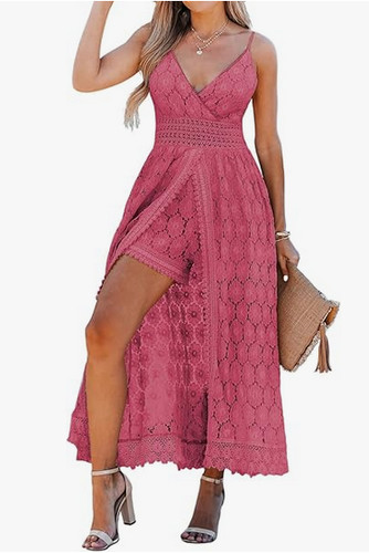 Rosa sommerkleid mit shorts - sommerkleid,