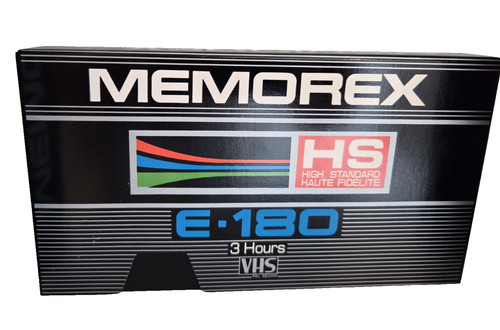 Vhs leerkassetten memorex - vhs,