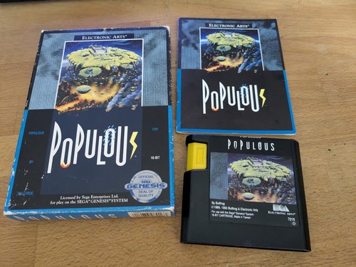 Populous sega genesis komplett - populous,