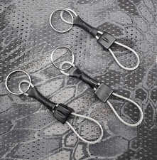 3x Klemmkeil Schlüsselbund Klettern Stopper Vierkantkeil Klemme Drahtschlinge