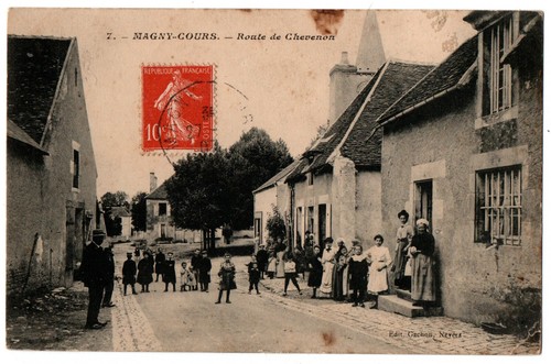Cpa magny cours - 58, (nièvre)
