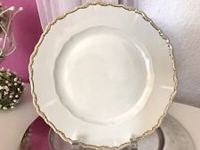Antik 1 von 10 Art Déco Porzellan Teller Tafelteller elfenbein Carstens Sorau