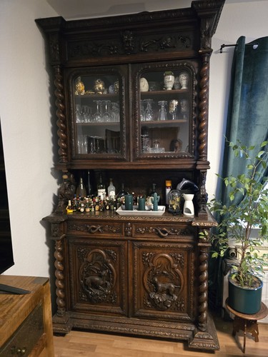 19th jagdschrank buffetschrank - jagdschrank,