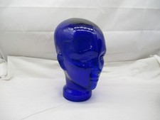 Glas Kopf – Blau –