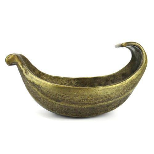 Formschöne bronze schale - bronze,
