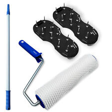 Entlüftungsroller Set Stachelwalze 25cm Entlüfterset Nagelroller Entlüfterwalze