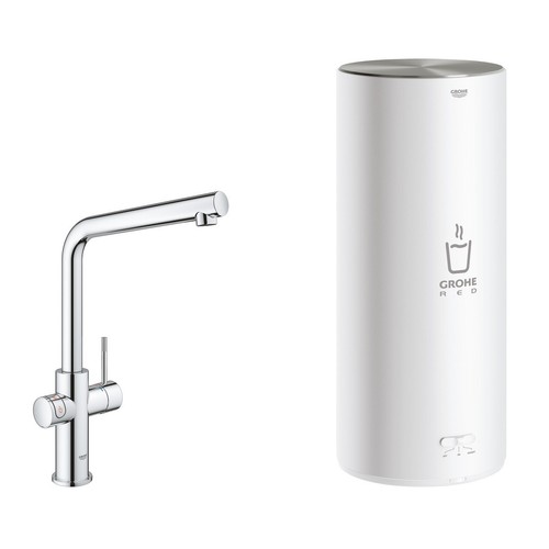 Grohe red duo kochwasserhahn - red,